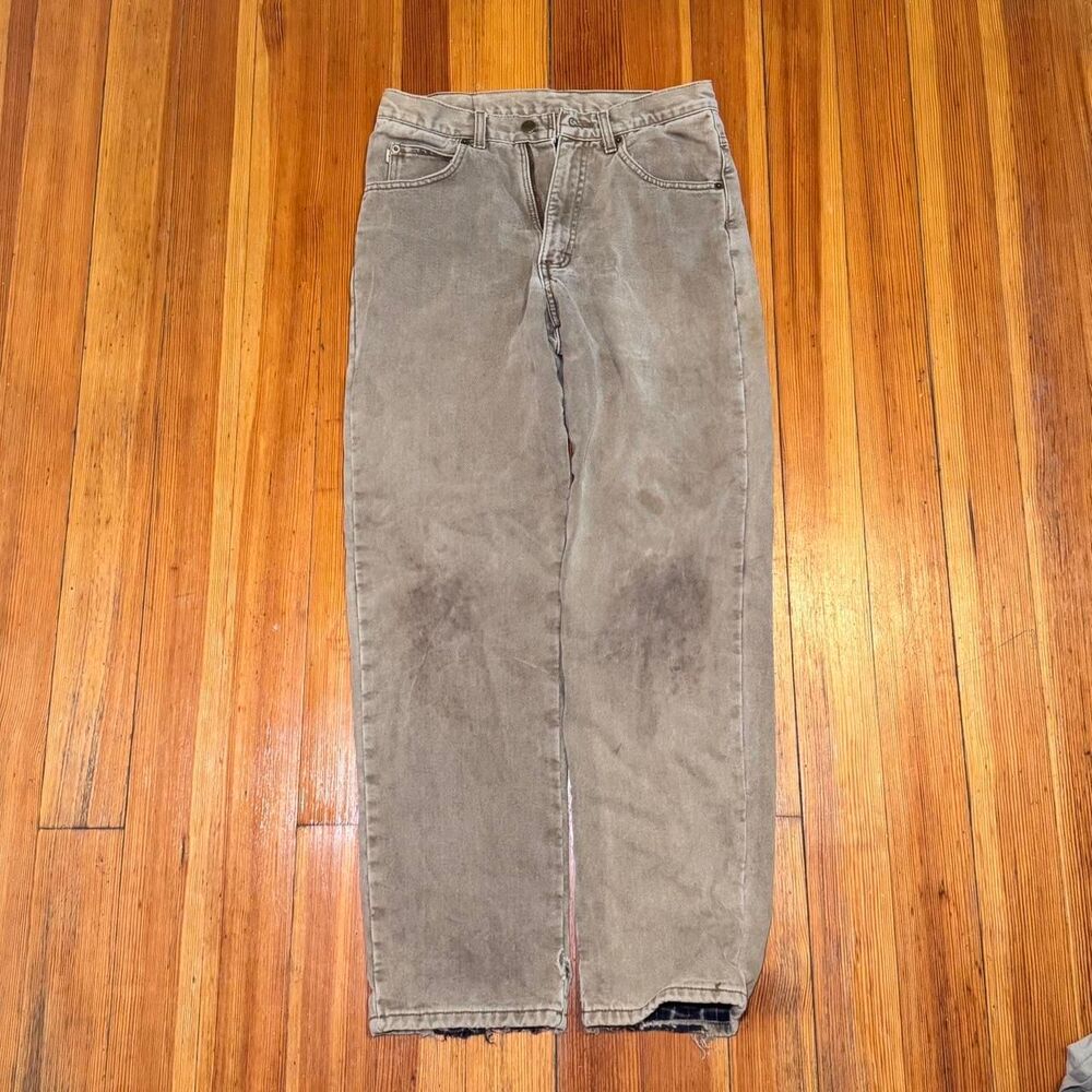 Llbean Men's Brown and Tan Trousers